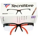 Tecnifibre Squash Glasses - Black & Orange | Kibi Sports