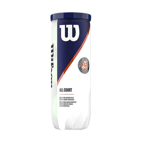 WILSON Roland Garros All Court Tennis Ball Can (3 Balls) | Noah Sports
