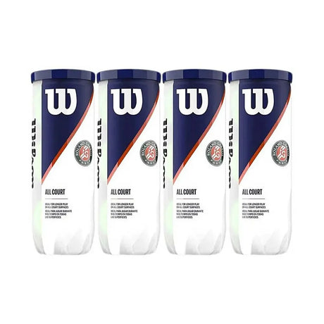 WILSON Roland Garros All Court Tennis Ball Dozen (12 Balls) | Noah Sports