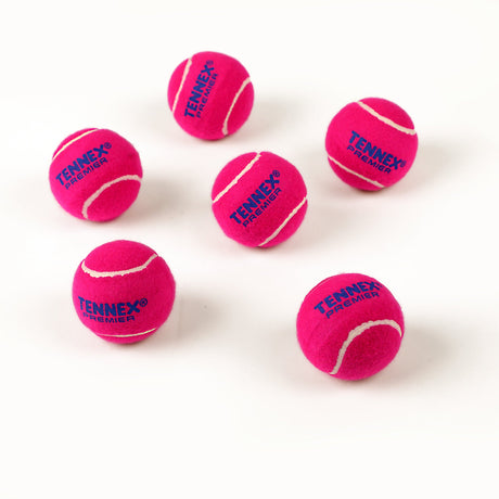 Cricket Tennis Ball Premier Light Weight (Pack of 6) - Turf / Box Cricket Underarm