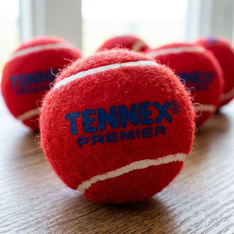 Cricket Tennis Ball Premier Light Weight (Pack of 6) - Turf / Box Cricket Underarm | Tennex