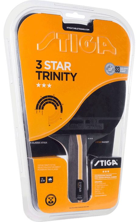 Cosco STIGA Trinity Tennis Bat - Cosco Table Tennis Equipment