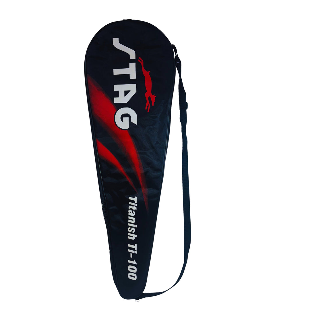 STAG GLOBAL Titanish TI-100 Badminton Racket | Lightweight & Durable | Power & Control | Professional Design