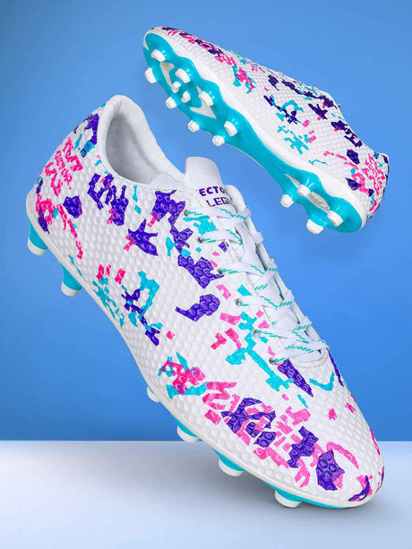Vector X legacy 3D Texture Imported TPU Fusing Upper with Electroplating Sole Football Shoes