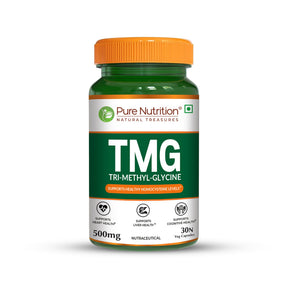 TMG 500mg Trimethylglycine | Methylation, Homocysteine & Liver Support - Nutrition by Pure Nutrition