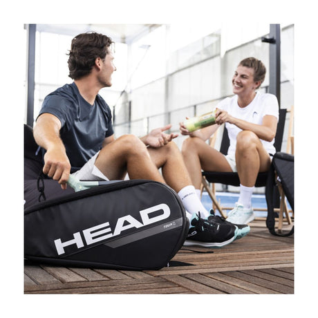 Head Tour Padel Bag L (Black/White) | Noah Sports