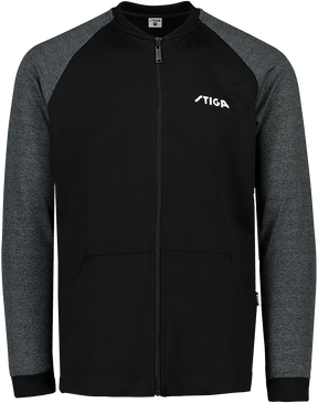 Cosco STIGA Tacksuit Jacket MEMBER Black/Grey | KIBI Sports Cosco