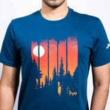 Trees and Wolf Men's Tshirt - Gods Exclusive Collection