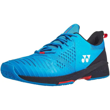 Yonex Power Cushion Sonicage 3 Men's Tennis Shoes (Blue/Black) | Noah Sports