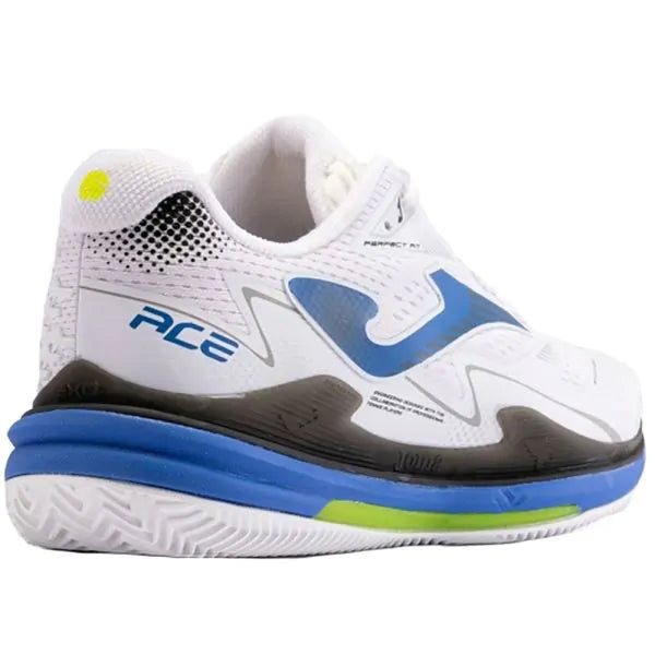 Joma Ace 2402 (White/Blue) Men's Tennis Shoes