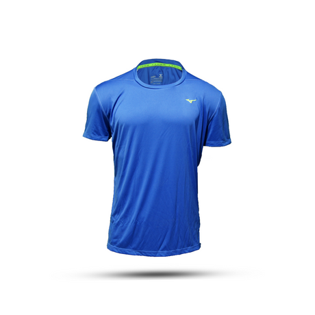 Mizuno Regular Fit T-Shirt Core Tee Sky Diver  | Breathable Fabric | Athletic Wear  (Model :J2GA4012T25)