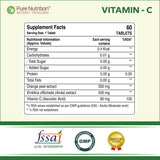 Vitamin C with Amla & Orange Peel 1250mg Immunity & Skin Health | 60 Tabs