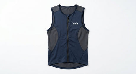 VIVA Swimming ARMOR-020 UNISEX COMPRESSION SLEEVELESS SUN TOP - studio shot