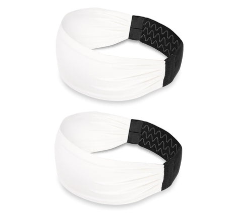 Sports Headband For Men and Women (White Mesh)