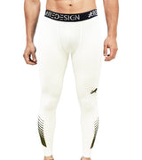 ReDesign Nylon Multi-Color Reflective Compression Pant (White)