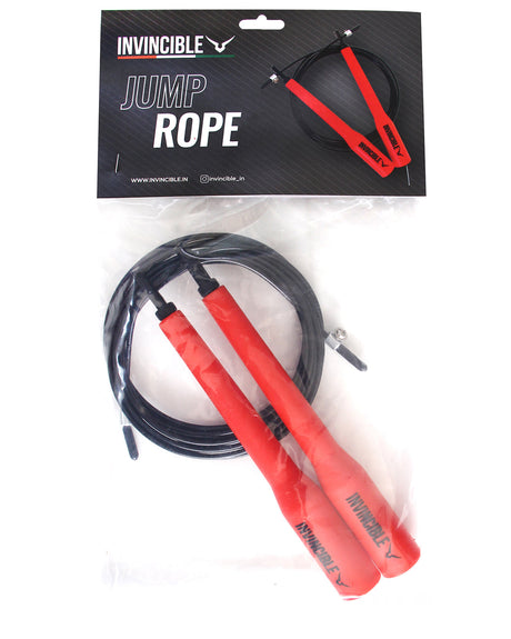Invincible Jump Rope for Women and Men, Adjustable Steel Skipping Rope for Fitness Workout and Home  | K.L. Mahajan & Sons (I