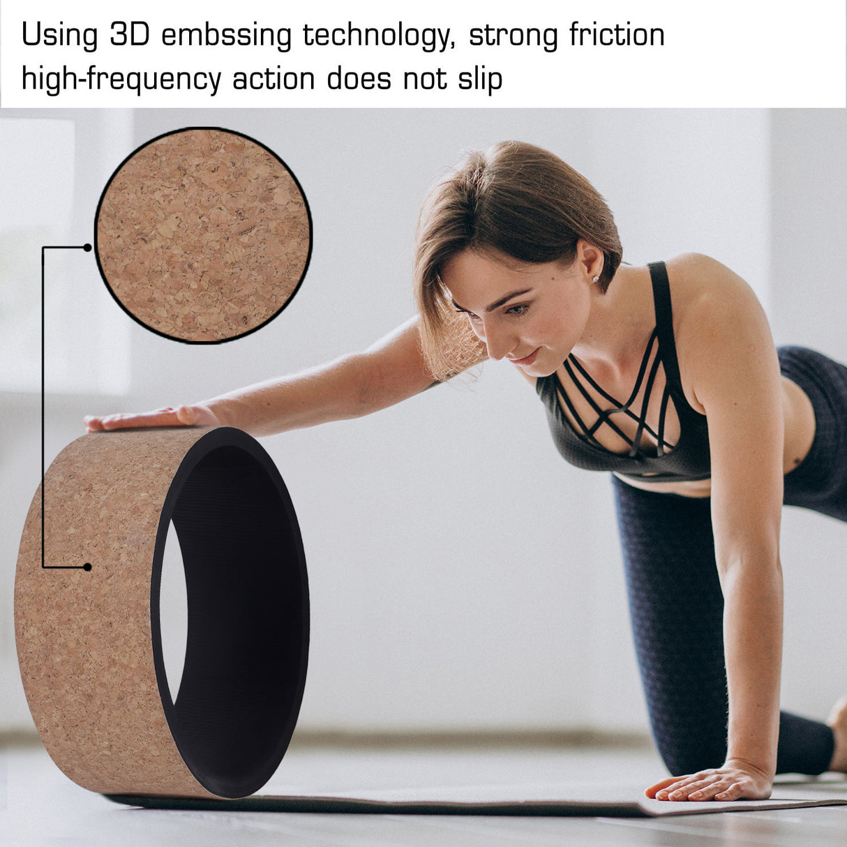 Vedam Yoga Wheel 13 x 6.5 in (cork)