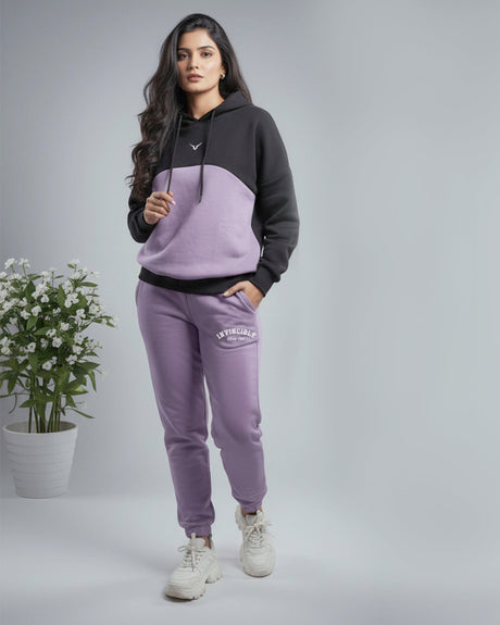 Invincible Women's Color Block Fleece Hoody