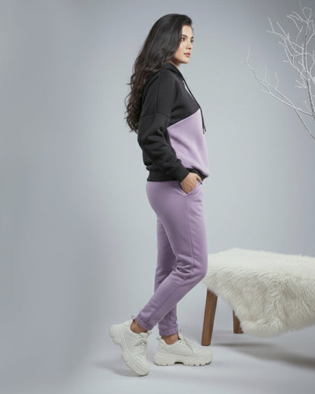 Invincible Women's Color Block Fleece Hoody