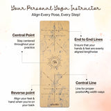 Dual Layer Alignment TPE Yoga Mat- 6mm