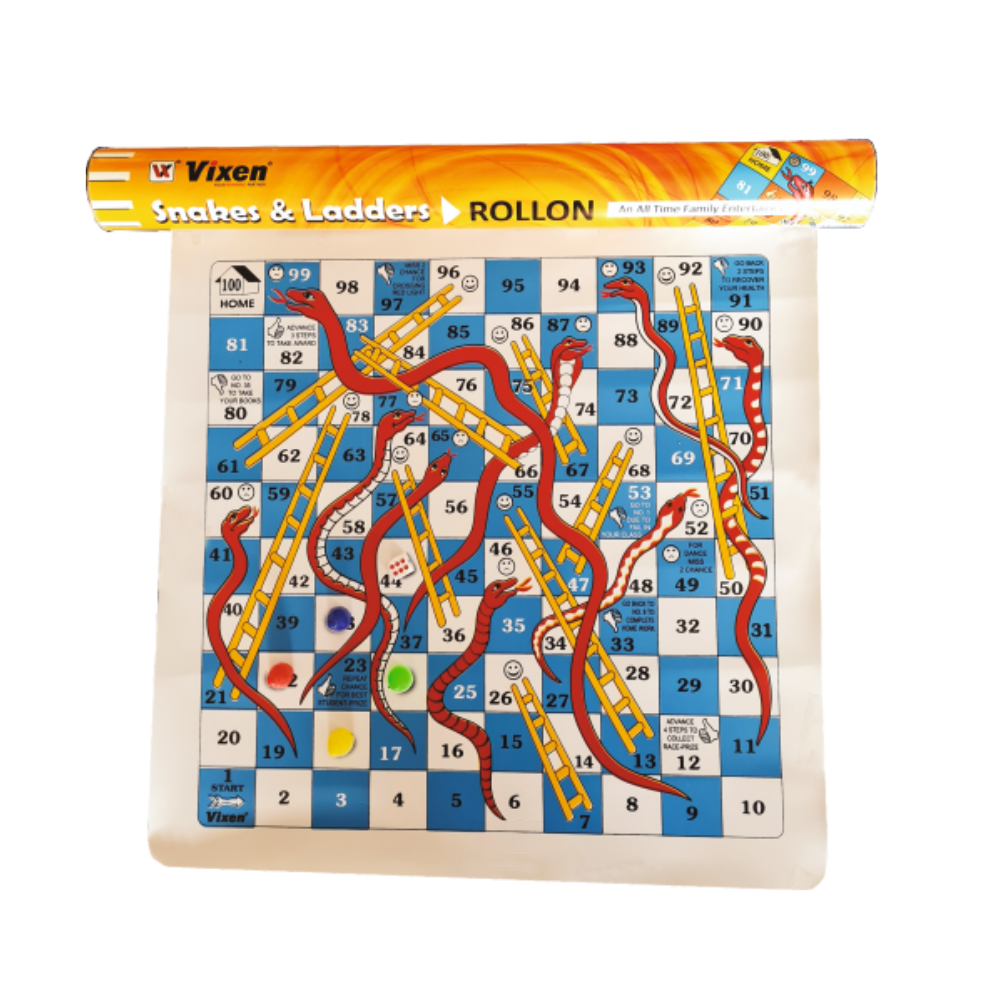 VIXEN SNAKE & LADDER BOARD ROLLON