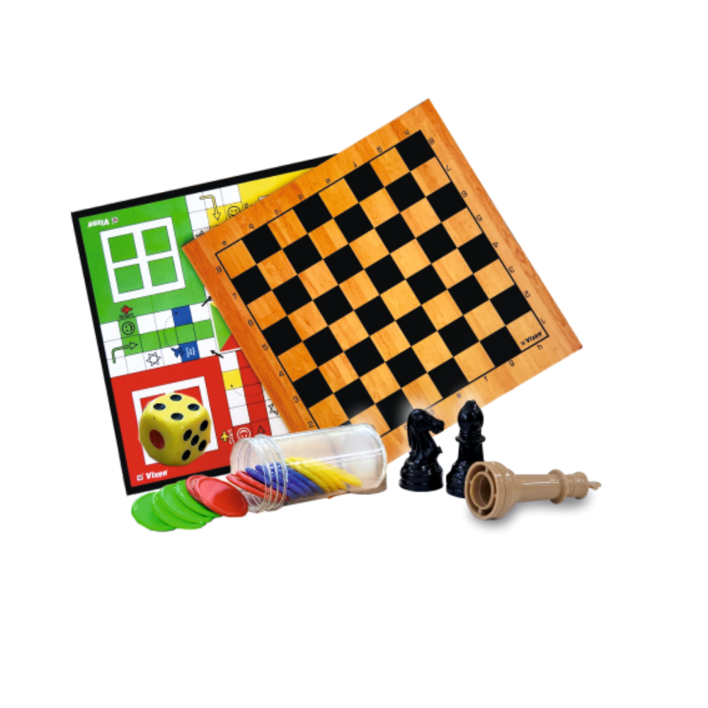 VIXEN CHESS & LUDO 2 MM CLUB