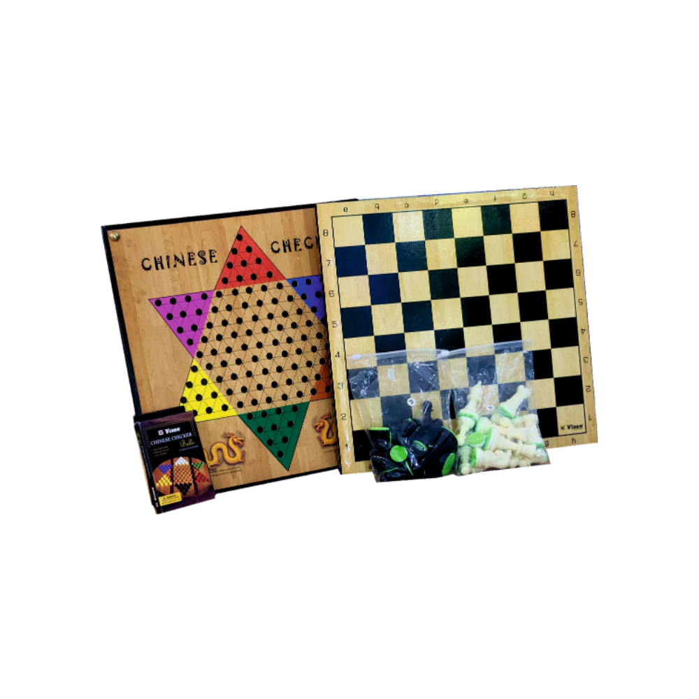 VIXEN CHESS / CHINESSE CHECKER MAGNETIC