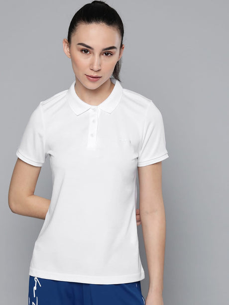 Alcis Women White Solid T shirts | Alcis