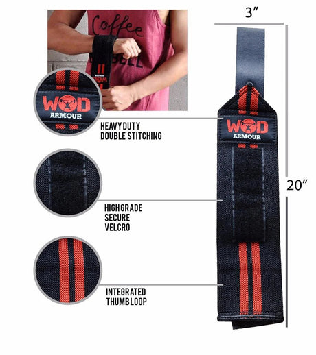 WOD ARMOUR | Wrist strap | KIBI SPORTS WOD ARMOUR