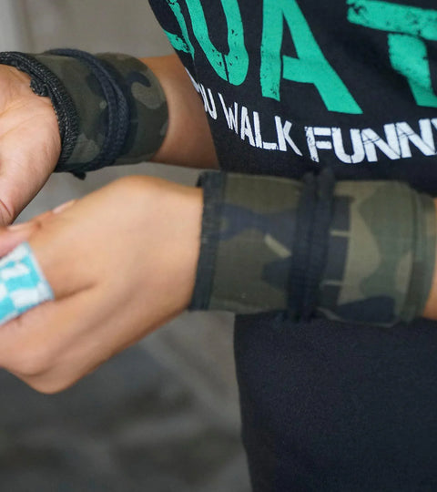 WOD ARMOUR | Wrist Strength Wraps (Camouflage) | KIBI SPORTS