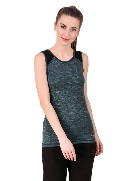Alcis Women Blue Solid Fitted Knitted Top | Alcis