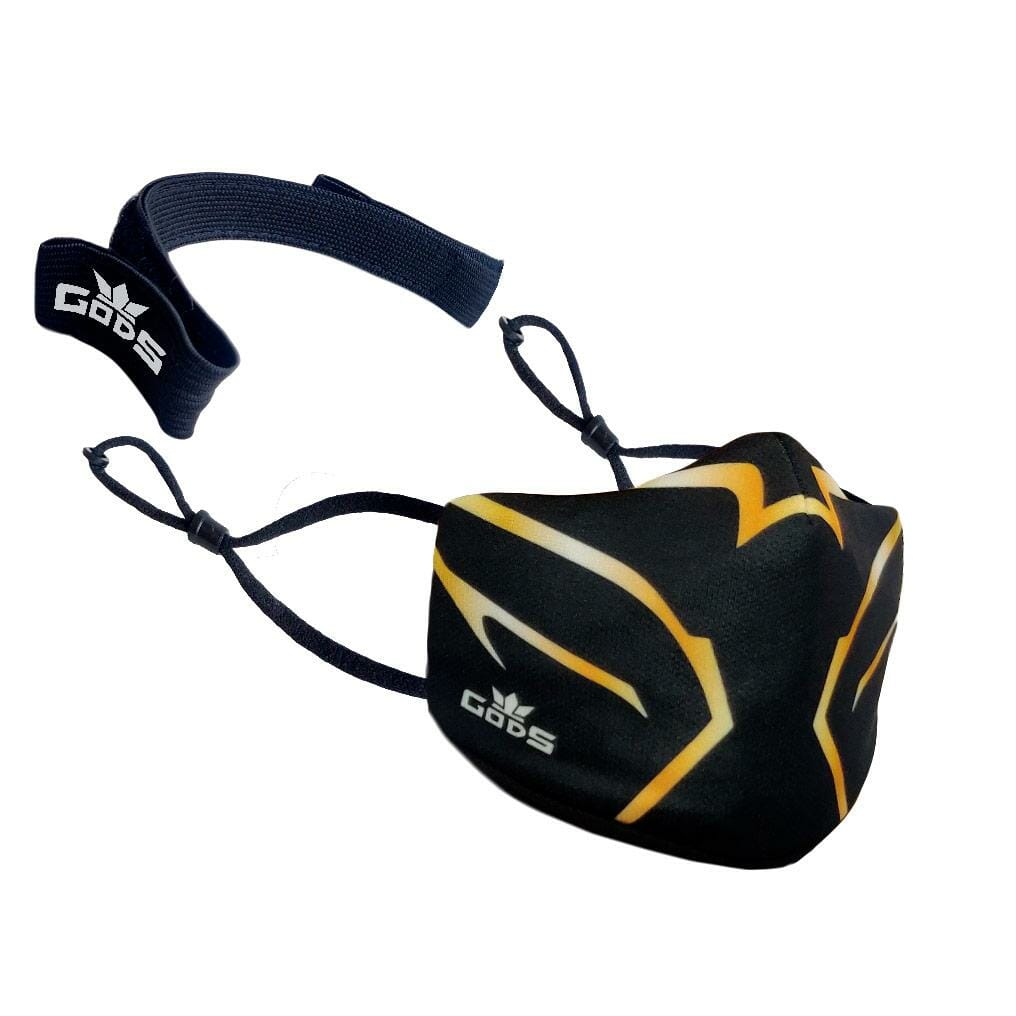 Xator Combat Face Protector Mask (Dark Green Gold)