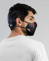 Xator Combat Face Protector Mask - Dark Green Red