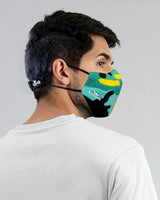 Xator Combat Face Protector Mask - Green Camo