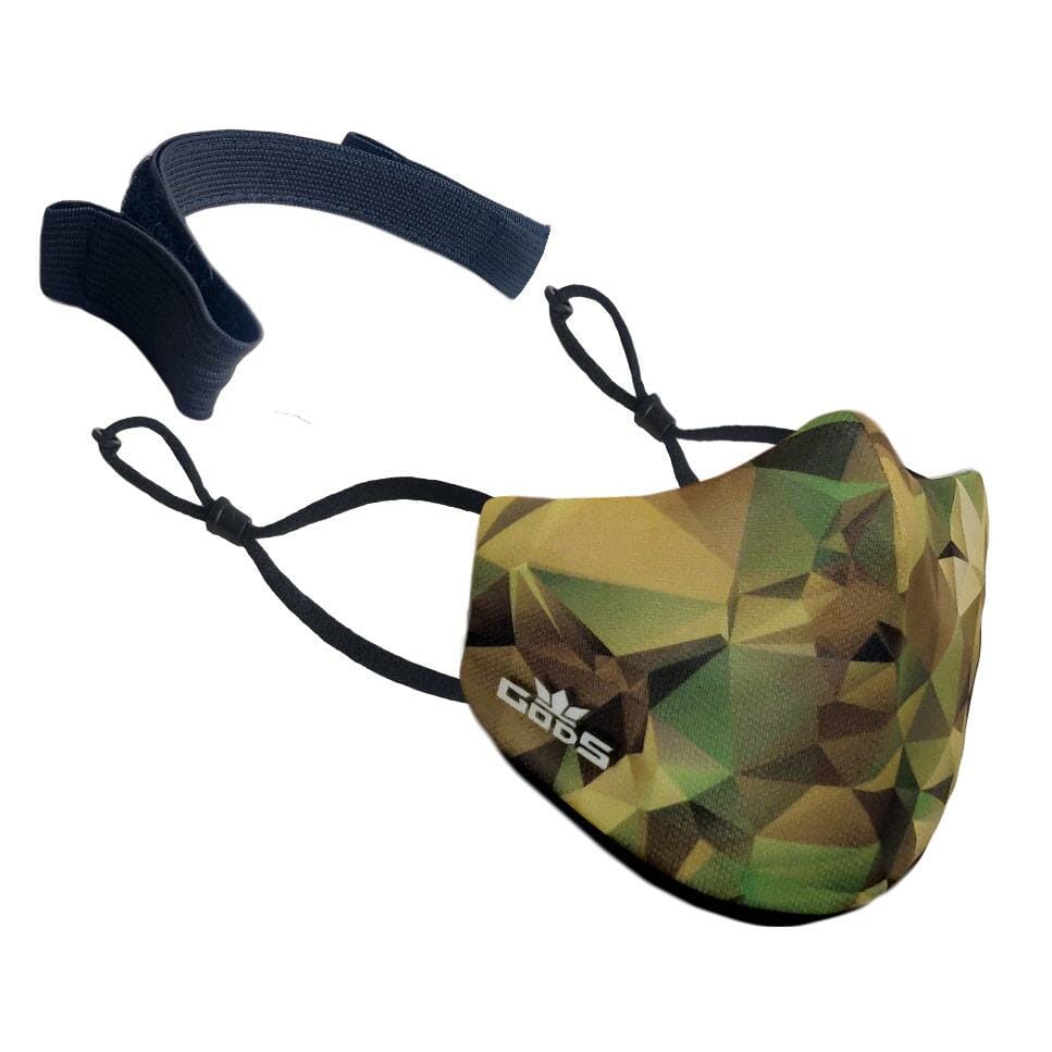 Xator Combat Face Protector Mask - Yellow Camouflage