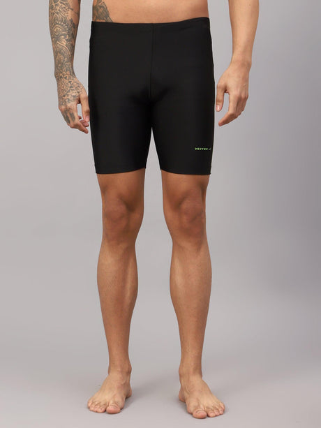 Vector X DIVER-004 Men Printed Swimming Compression Jammer Shorts