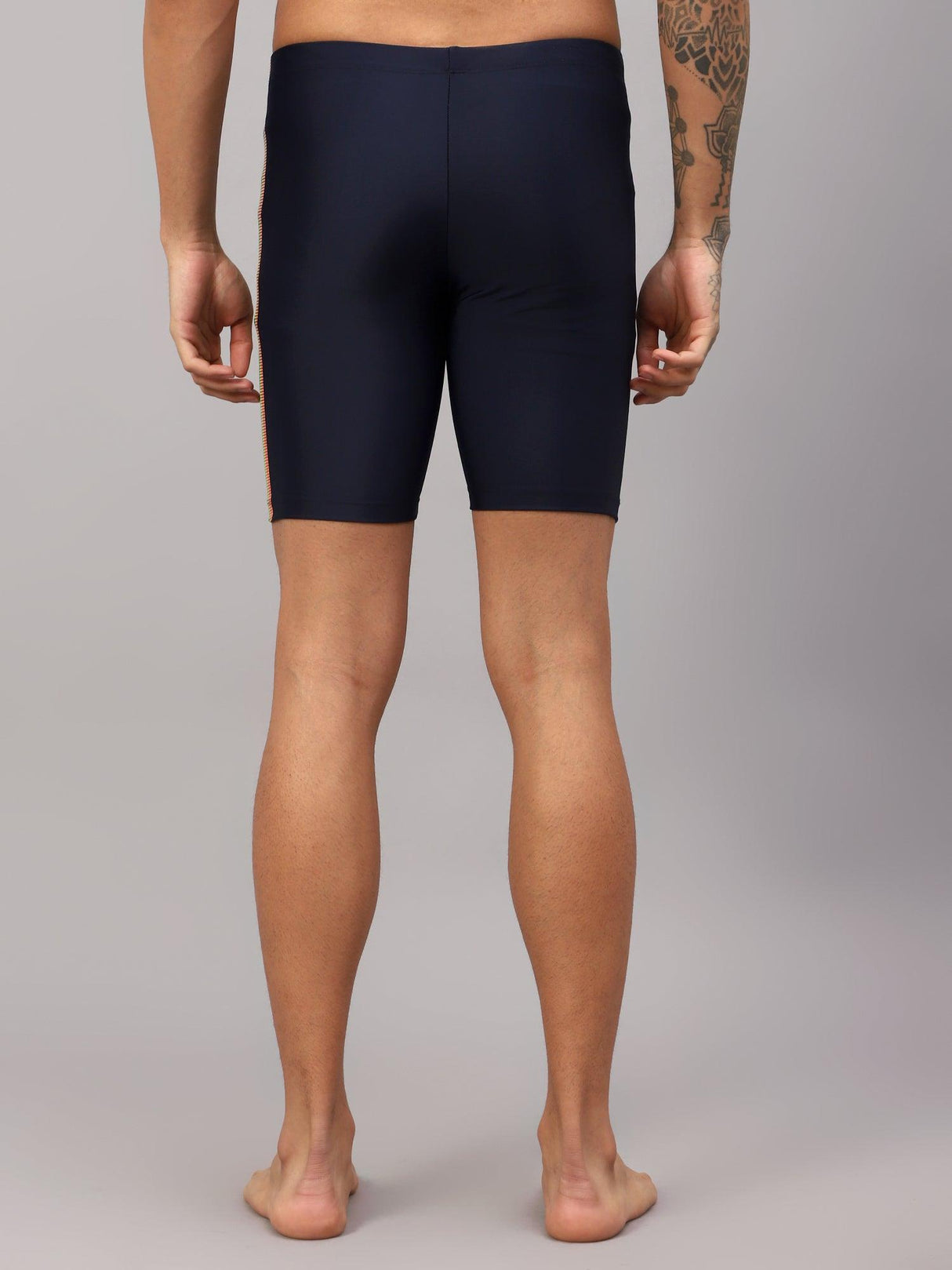 Vector X DIVER-004 Men Printed Swimming Compression Jammer Shorts