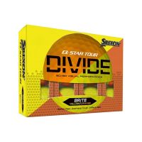 Srixon Q-Star Tour Divide Golf Balls  - Yellow/Orange