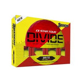 Srixon Q-Star Tour Divide Golf Balls  - Yellow/Red