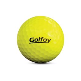 Golfoy Basics Practice Range Balls - Yellow (Pack of 50)