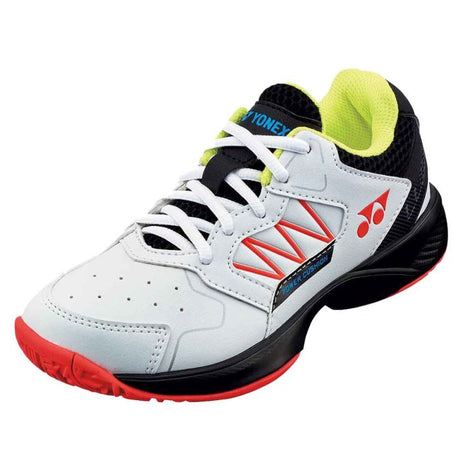 Yonex SHT Lumio Junior Tennis Shoes (White/Black) | Noah Sports