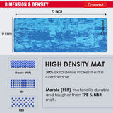MARBLE 8MM YOGA MAT (PER BROAD)