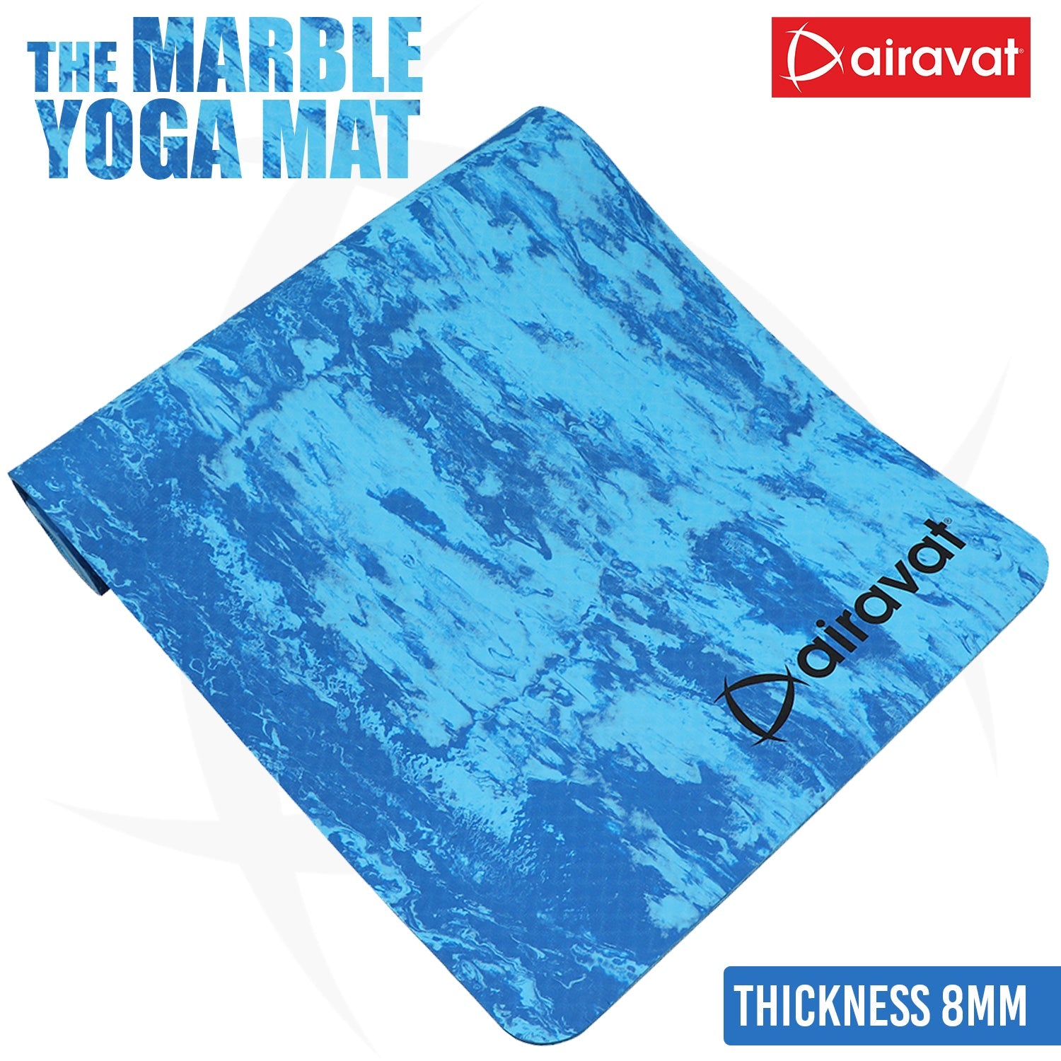 MARBLE 8MM YOGA MAT (PER BROAD)