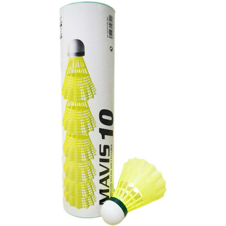 Yonex Mavis 10 Green Cap Yellow Nylon Shuttlecock | Noah Sports