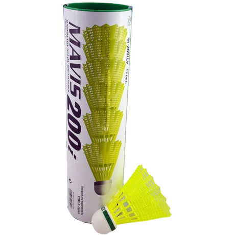YONEX Mavis 200I Green Cap Yellow Nylon Shuttlecock | Noah Sports