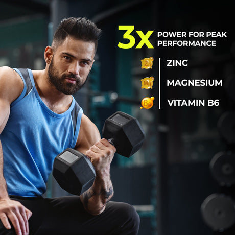 Pure Nutrition ZMA  Zinc, Magnesium & Vitamin B6 Tablets