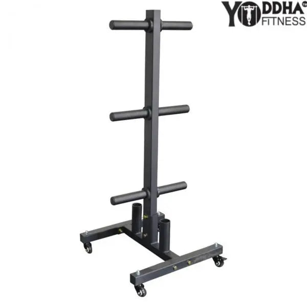 Yoddha PLATE TREE WITH BARBELL STORAGE KIBI Sports