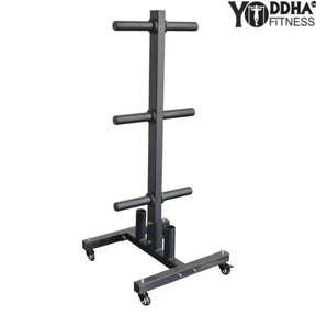 Yoddha PLATE TREE WITH BARBELL STORAGE KIBI Sports