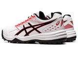 Asics Gel Lethal Field Men's Cricket Shoes - White/Classic Red - KIBI SPORTS