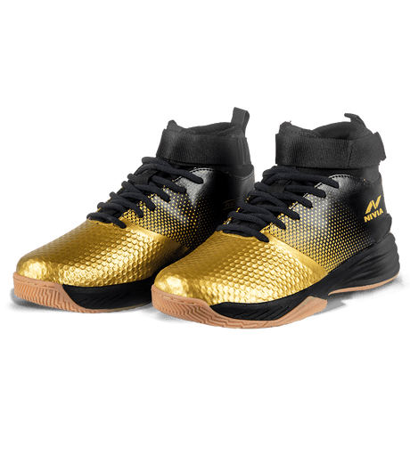 Nivia Tucana Gold Basketball Shoes